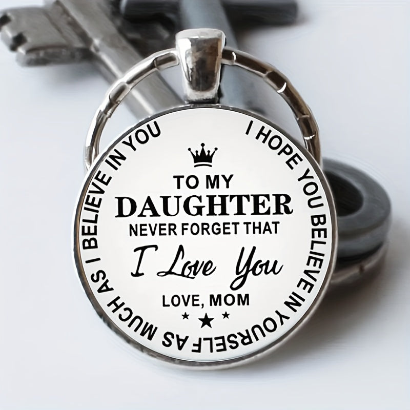 Vintage English Keychain For Mom From Kids