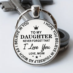Vintage English Keychain For Mom From Kids