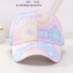 Colorful Sun Protection Baseball Cap For Girls Kids