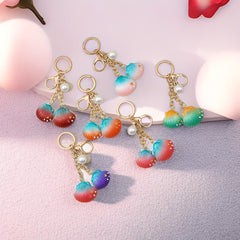 Creative Resin Shell Keychain Bag Purse Pendant Accessory