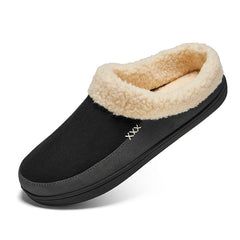 Men's Cozy Fleece Slides Plush Slippers