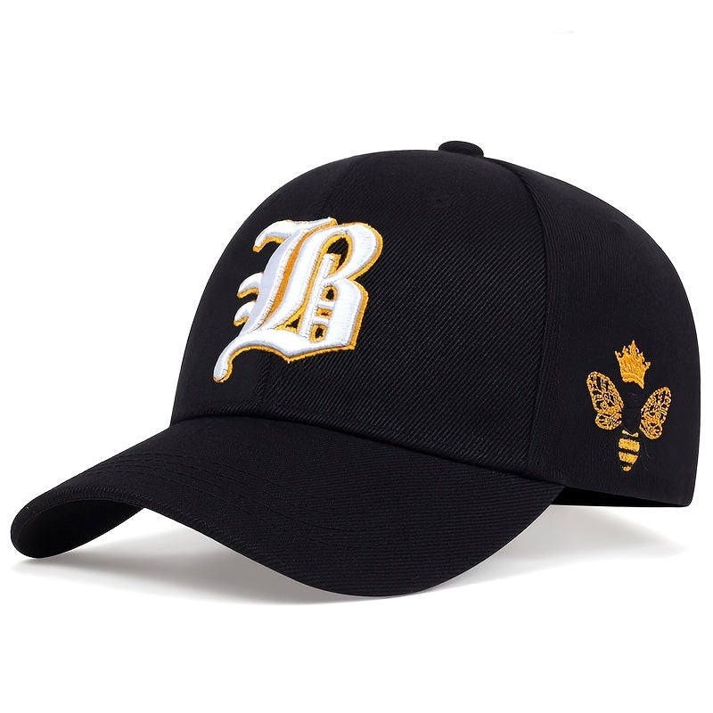 Gothic Letter Embroidery Baseball Cap Vintage Hip Hop Sports Hat