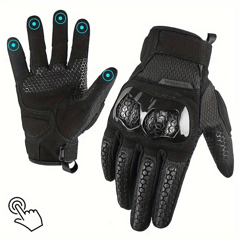 Paris Hard Knuckle Gloves Touch Screen Airsoft Cycling Motorcycle Riding Gloves