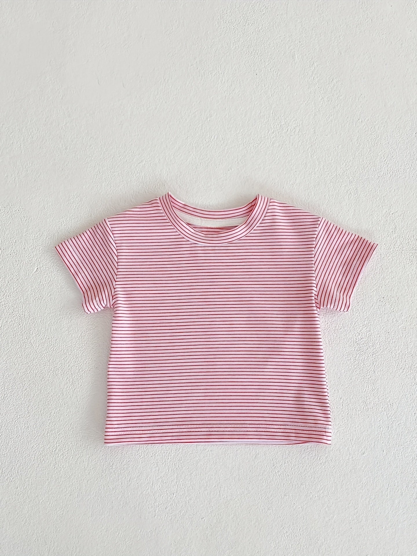 Infant Casual Round Neck T-shirt for Summer