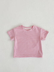 Infant Casual Round Neck T-shirt for Summer