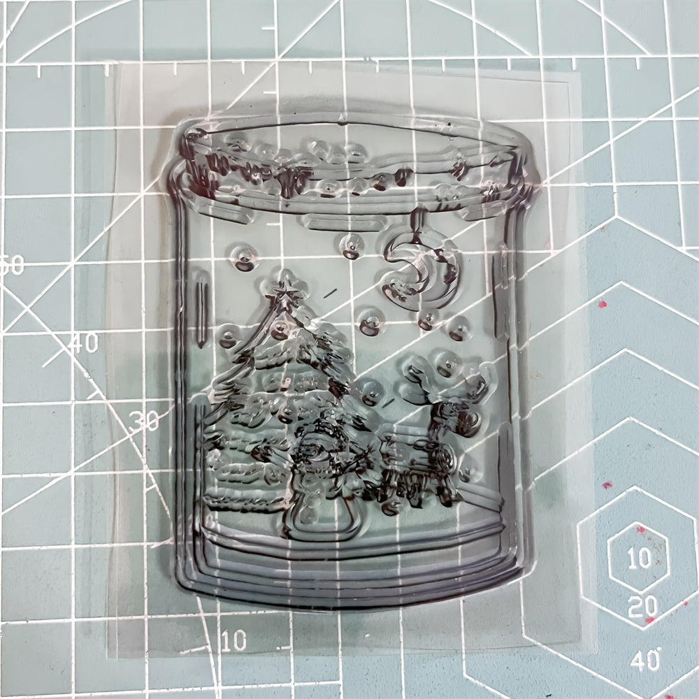 Winter Snow Pattern Transparent Silicone Stamp