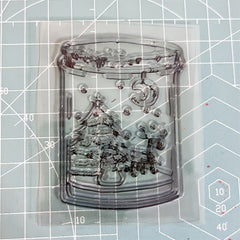 Winter Snow Pattern Transparent Silicone Stamp