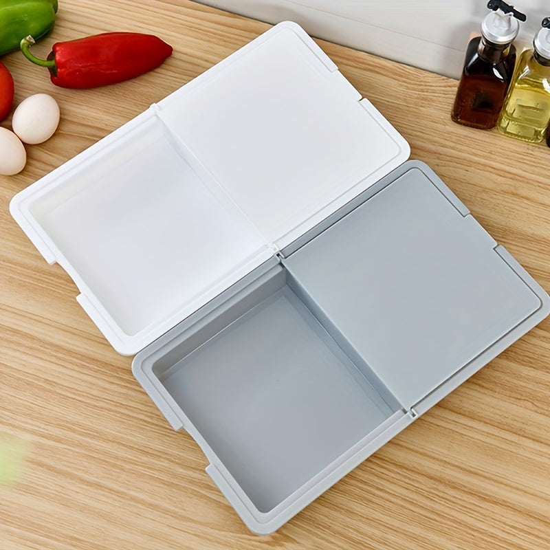 3 in 1 Plastic Chopping Board with Storage Organizer