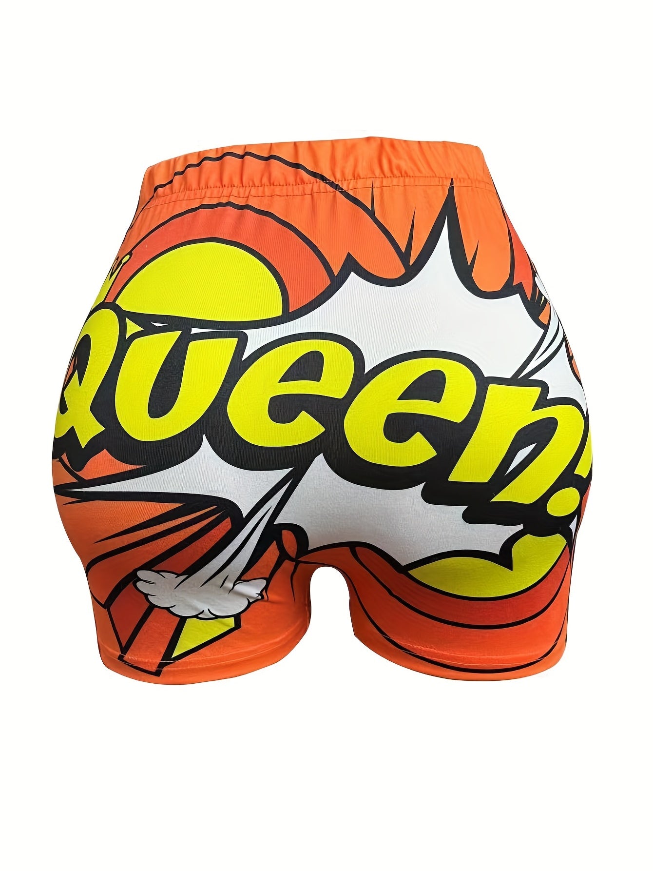 3 Pack Letter Print Waist Shorts for Women