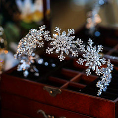 Snowflake Shape Headband Headwear Head Hoop Wedding Hair Accessories Jewelry
