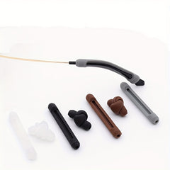 4 Pairs Silicone Anti Slip Glasses Leg Cover Holder Elastic Comfortable Strap