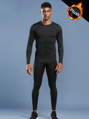Stay Compressed Workout 2 Piece Set Quick Dry T Shirt & Pants