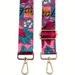 Floral Pattern Shoulder Strap - Wide Bag Strap Replacement