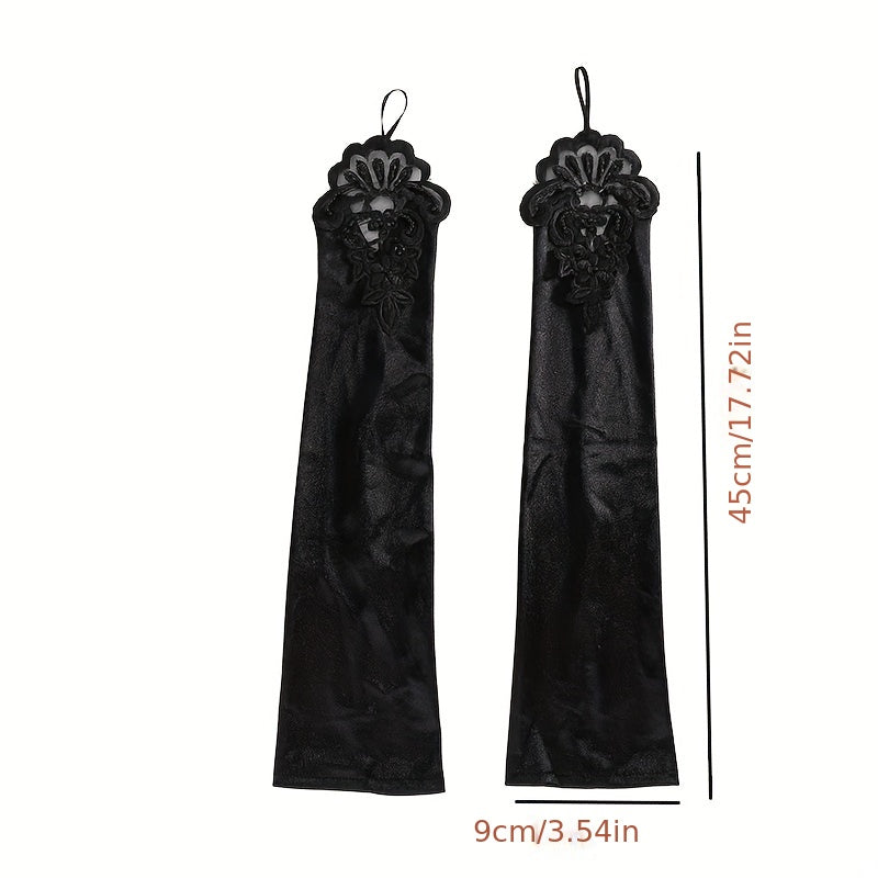 Lace Long Gloves Bridal Wedding Dress Up Gloves