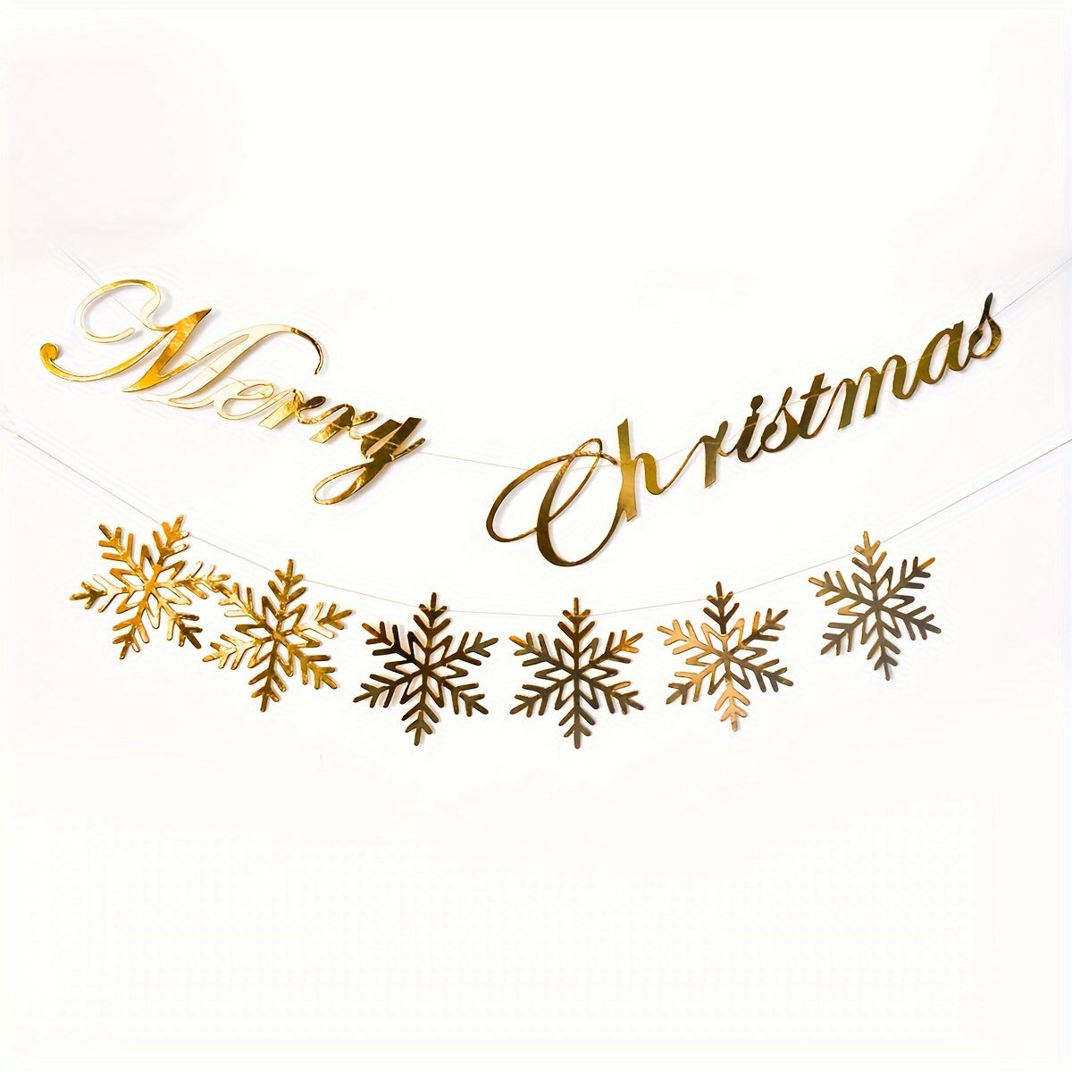 Large Glitter Snowflake Ornaments Set Christmas Tree Hanging Decoration