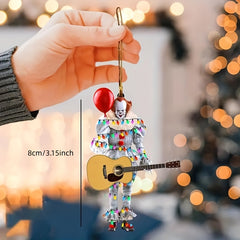 Spooky Horror Character Pendant Halloween Car Rearview Mirror Decoration