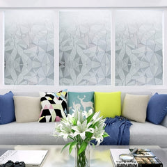 Privacy Window Stickers 3D Static Cling Films for Home Decor