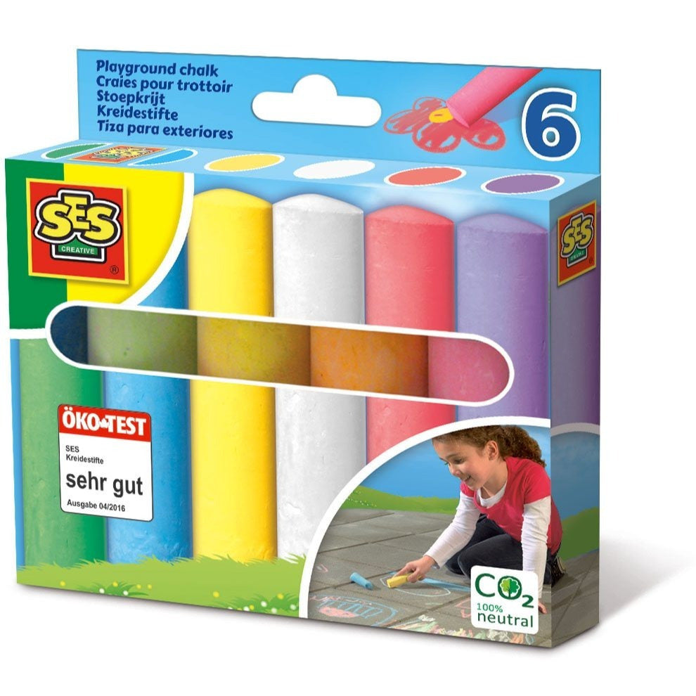 6-Pack Playground Chalk Set