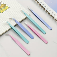 Colorful Tweezers Macaron Stainless Steel Tweezers
