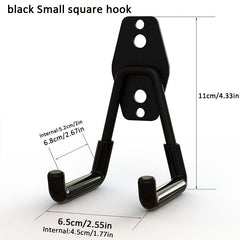 Heavy Duty Garage Hooks - Wall Mounted Practical Hooks with Anti-Slip Coating