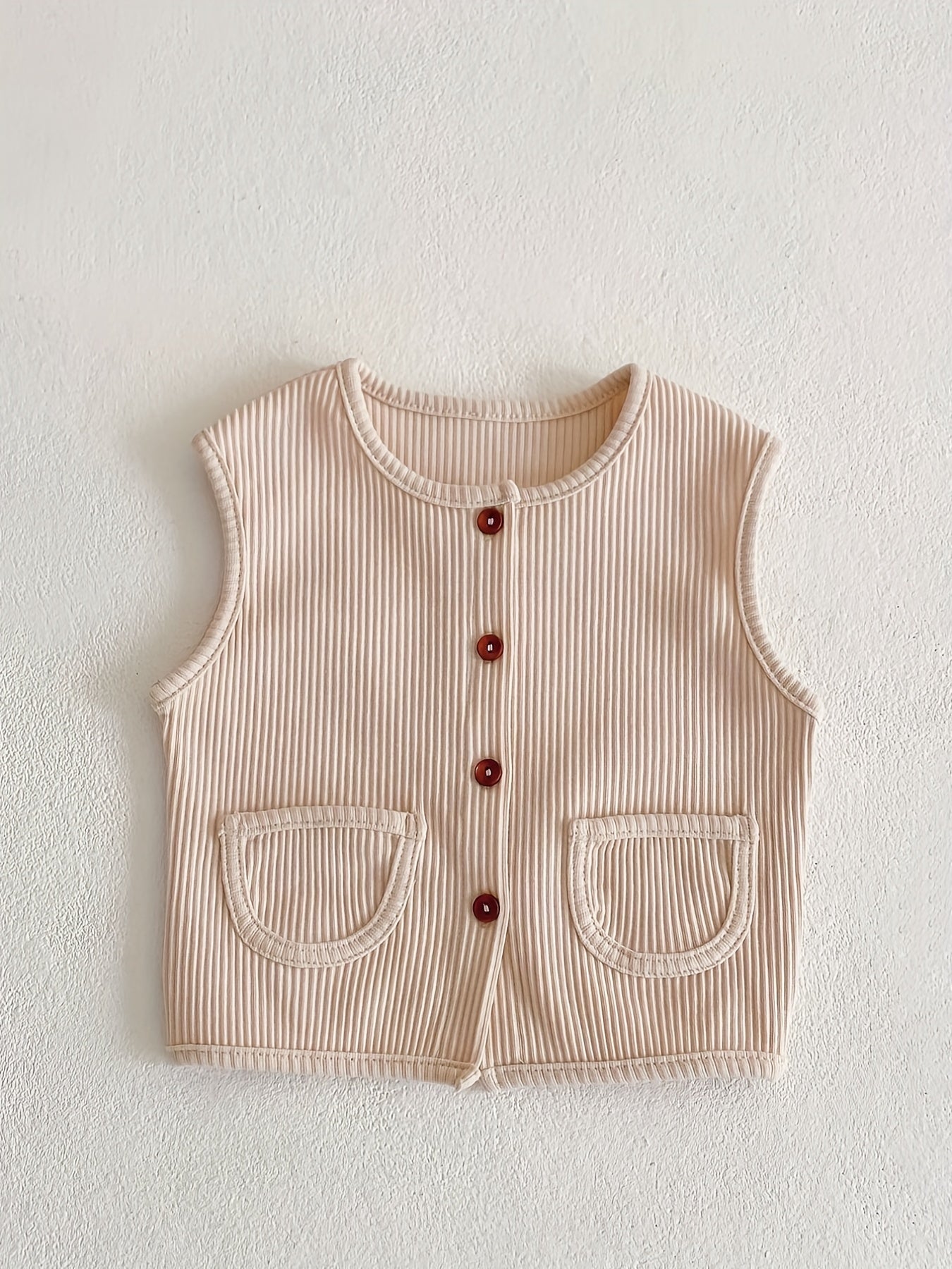 Toddler Knit Sweater Vest Sleeveless Cardigan Top