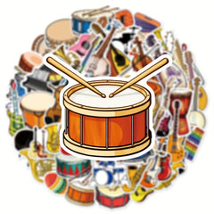 50pcs Cartoon Graffiti Stickers Waterproof Classic Decals for Kids Toys
