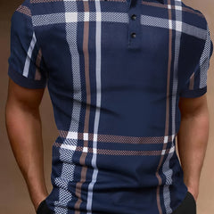 Men's Plaid Casual Comfy Custom Fit Shirt