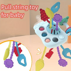 Baby Finger Pull String Toy Early Education Montessori Toy For Toddlers