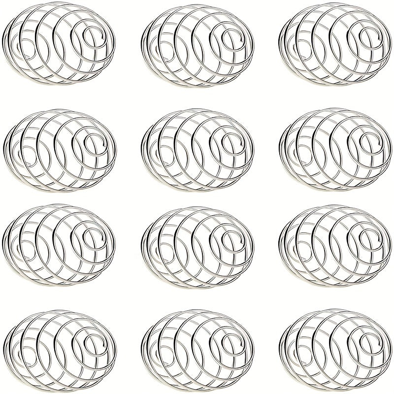 12pcs Stainless Steel Spring Ball Mixing Wire Ball for Shaker Cup & Bottle