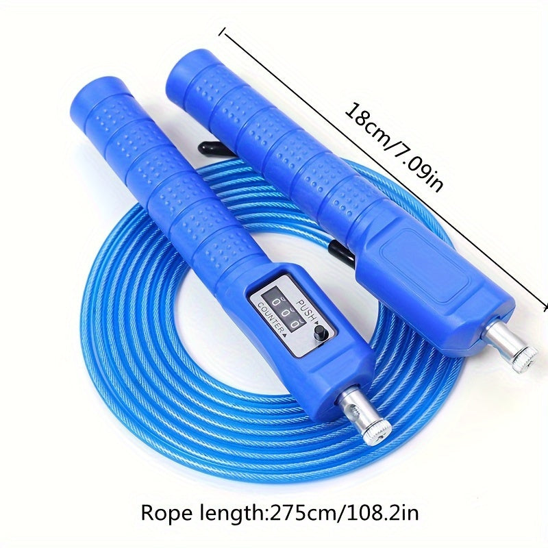 Adjustable Steel Wire Skipping Rope for Fitness Exercise