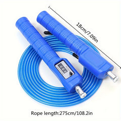 Adjustable Steel Wire Skipping Rope for Fitness Exercise
