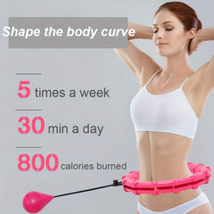 Smart Weighted Exercise Hoops Fitness Gear for Adults and Kids