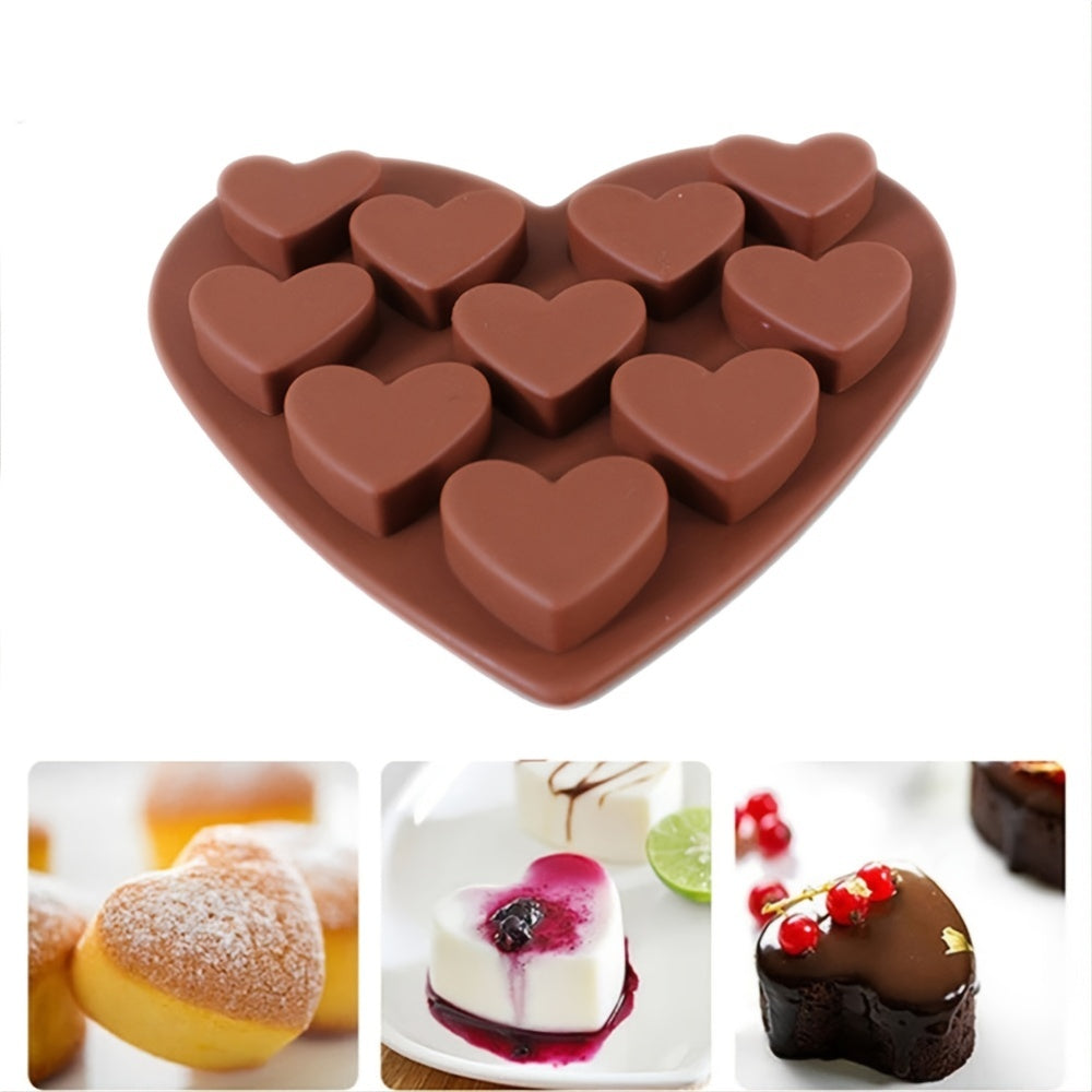 Silicone Heart Chocolate Mold for Perfect Treat