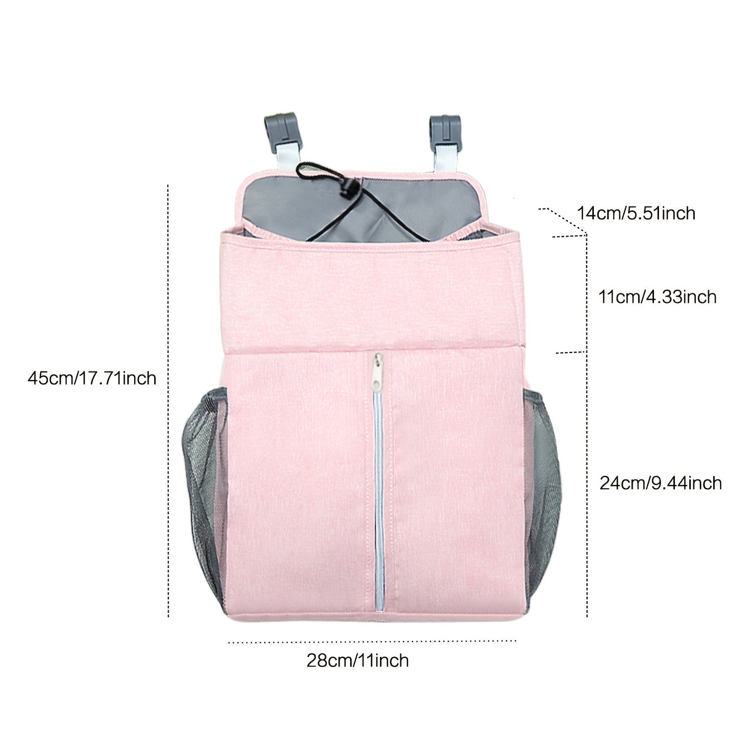 Diaper Organizer Crib Hanging Bag Crib Side Storage Hanging Diaper Caddy