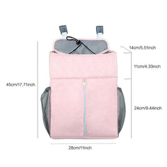 Diaper Organizer Crib Hanging Bag Crib Side Storage Hanging Diaper Caddy