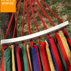 Portable Colorful Canvas Hammock for Camping and Beach Play