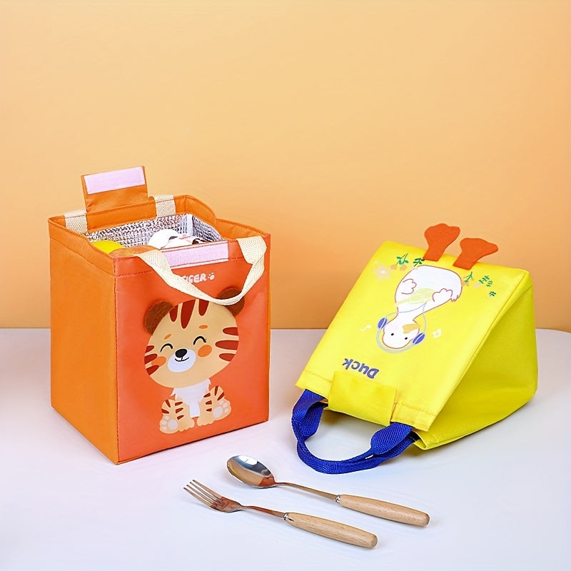 Yellow Duck Insulated Lunch Bag Waterproof Large Capacity Office Travel School