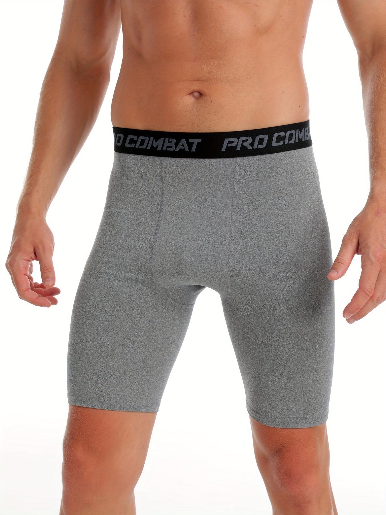 Men's Quick-Dry Compression Shorts for Basketball Running Cycling