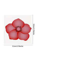Flower Style Window Fly Stickers - 5/15/30pcs