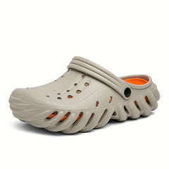 Men's Breathable Outdoor Slip On Clog Sandals - Casual Walking Shoes
