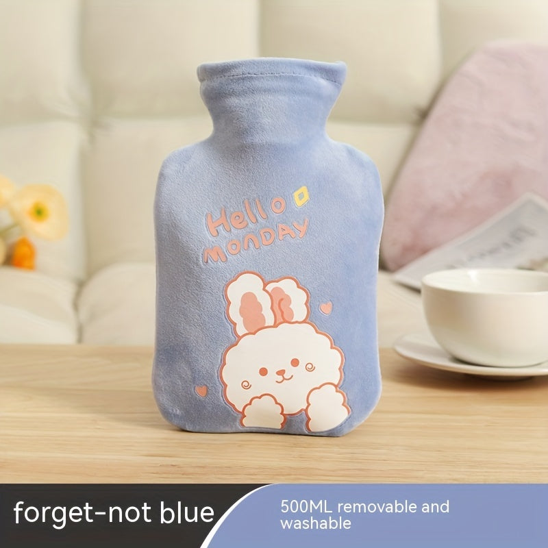 Plush Cover Hot Water Bag Thickened Hand Warmer
