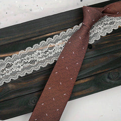 Men's Retro Floral Tie for Wedding