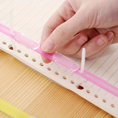 5pcs Book Clips File Clips Office Stationery File Punch Binding Clips