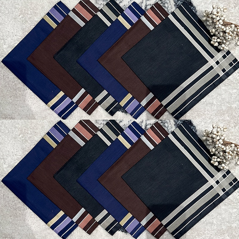 Men's Business Handkerchiefs Dark Suit Pocket Towels