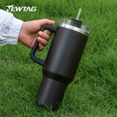 40oz Stainless Steel Insulation Water Cup, Leakproof, Outdoor Fitness Travel