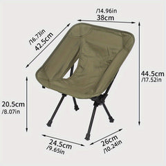 Ultralight Outdoor Camping Folding Chair Beach Fishing Moon Chair