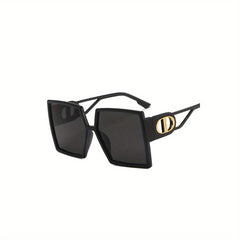 Vintage Large Frame Sunglasses European American Style