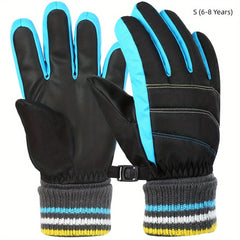Thickened Skiing Gloves Warm Winter Outdoor Sports Gloves Non slip Skating Glove
