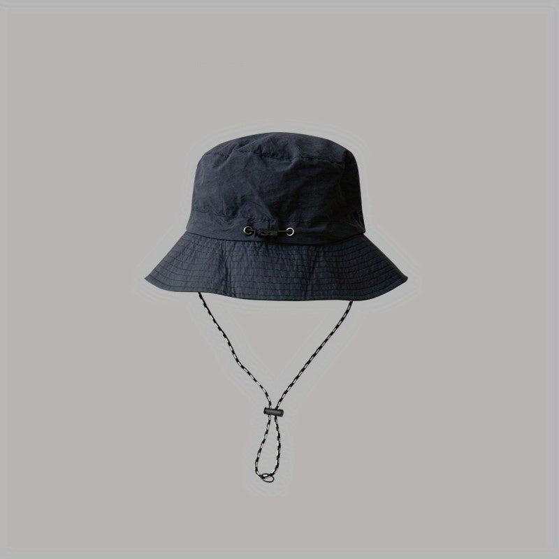 Unisex Quick Drying Sunshade Bucket Hat for Outdoor Mountaineering