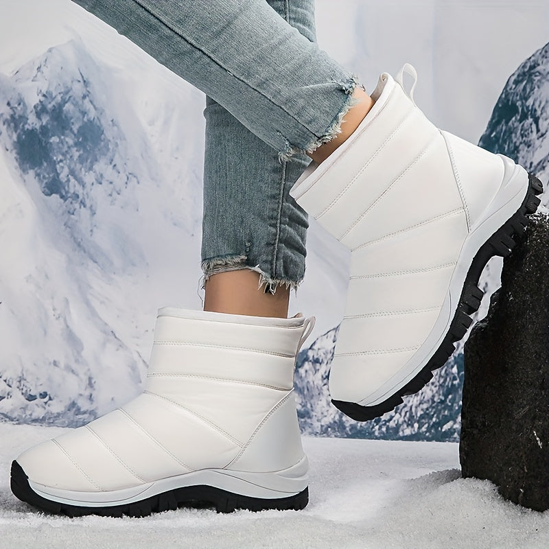 Women's Thickened Snow Boots Warm Non Slip Outdoor Shoes